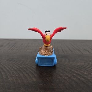 1992 Aladdin Iago Blue Chest Wind Up Toy Burger King 1.3"